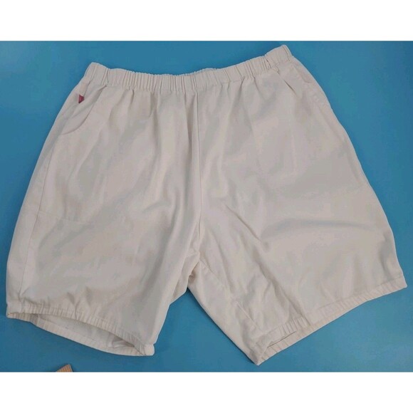 Woman Within Sz 22W Pullon Shorts Elastic Waist White Casual Pockets Summer... - Picture 10 of 16